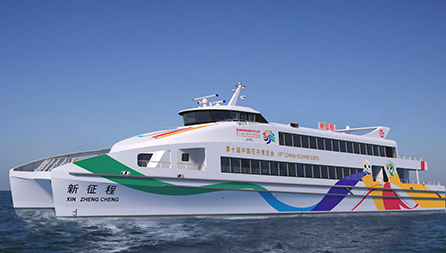 410 high speed passenger boat delivered successfully
