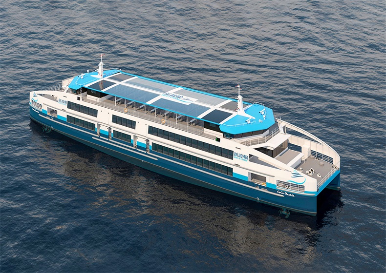 1000 passenger hybrid cruise boat