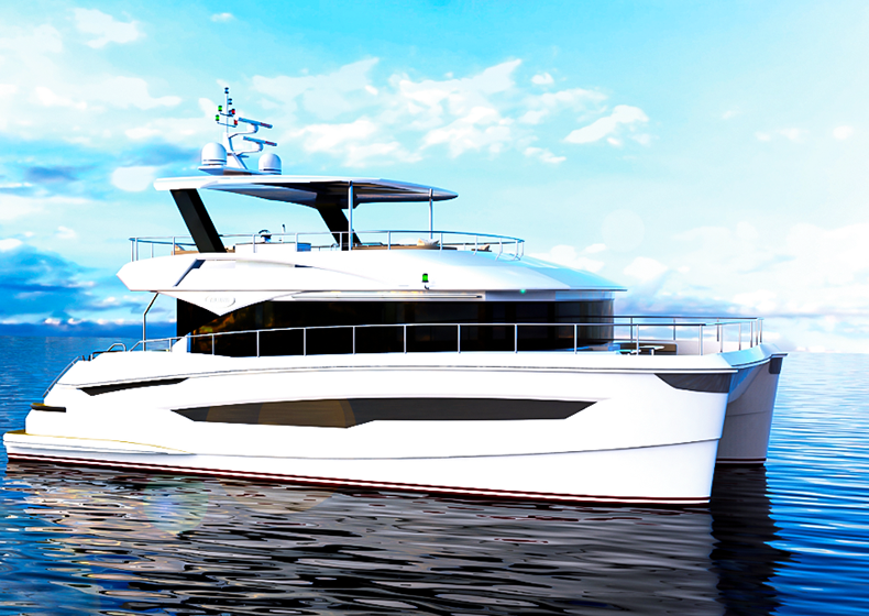 55ft new energy catamaran yacht
